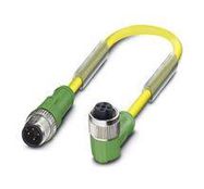 SENSOR CORD, 4P M12 PLUG-M12 RCPT, 600MM