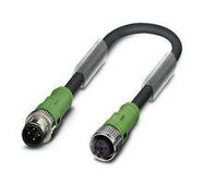 SENSOR CORD, 4P M12 PLUG-M12 RCPT, 1M