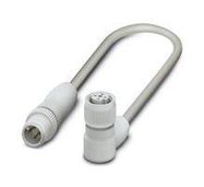 SENSOR CORD, 4P M12 PLUG-M12 RCPT, 1.5M