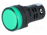 Control lamp; 22mm; L22; -20÷60°C; Illumin: LED; 24VDC; Ø22.5mm AUSPICIOUS