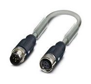 SENSOR CORD, 5P M12 PLUG-M12 RCPT, 10M