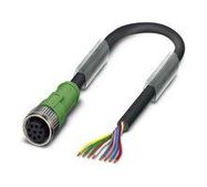 SENSOR CORD, 8P M12 RCPT-FREE END, 3M