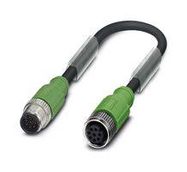 SENSOR CORD, 8P M12 PLUG-M12 RCPT, 3M