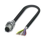 SENSOR CORD, 8P M12 PLUG-FREE END, 2M