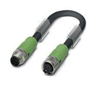 SENSOR CORD, 12P M12 PLUG- RCPT, 20M