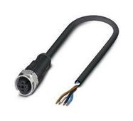 SENSOR CORD, 4P M12 RCPT-FREE END, 5M