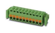 TERMINAL BLOCK, PLUGGABLE, 6WAY, GREEN