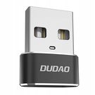 Adapter Dudao L16AC USB-C to USB (black), Dudao