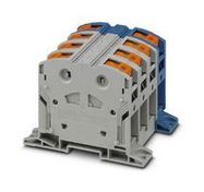 DINRAIL TERMINAL BLOCK, 8WAY, 0000AWG