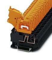 DINRAIL TERMINAL BLOCK, 2WAY, 10AWG, BLU