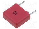Capacitor: polyester; 22nF; 200VAC; 400VDC; 7.5mm; ±10%; 4x9x10mm WIMA