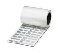 LABEL, POLYESTER, SILVER, 9MM X 15MM
