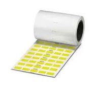 LABEL, POLYESTER, YELLOW, 9MM X 15MM
