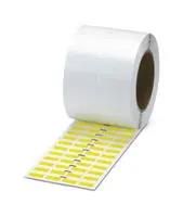 LABEL, POLYAMIDE, YELLOW, 8MM X 20MM