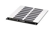 LABEL, ALUMINIUM, BLACK, 15MM X 60MM