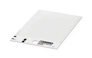 LABEL, PVC, WHITE, 135MM X 104MM