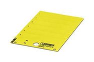 LABEL, PVC, YELLOW, 22MM X 22MM