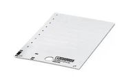 LABEL, PVC, WHITE, 15MM X 27MM