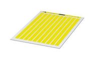 LABEL, POLYESTER, YELLOW, 9MM X 15MM