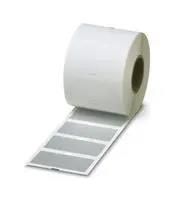 LABEL, POLYESTER, SILVER, 32MM X 70MM
