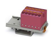 TB, DISTRIBUTION BLOCK, 12P, 12AWG, PINK