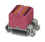 TB, DISTRIBUTION BLOCK, 12P, 12AWG, PINK