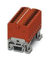 TB, DISTRIBUTION BLOCK, 18P, 14AWG, RED