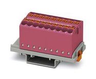 TB, DISTRIBUTION BLOCK, 18P, 12AWG, PINK