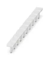 MARKER PIN STRIP, BLANK, 5MM, WHITE, TB