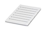 MARKER SHEET, BLANK, 8.2MM, WHITE, TB