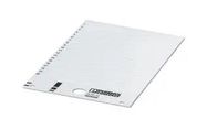 MARKER CARD, BLANK, 104MM, WHITE, TB