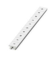 MARKER STRIP, U/V/W/N/GND, 10.2MM, WHT