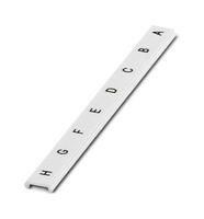 MARKER STRIP, A-H, 6.2MM, WHITE, TB