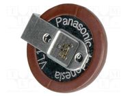 Re-battery: Li; VL1220; 3V; 7mAh; 2pin,for PCB; Ø12.6x2.65mm PANASONIC