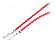 Cable with connectors; 0.3m; Mini-SMB female; Plating: tinned MOLEX