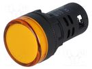 Control lamp; 22mm; L22; -20÷60°C; Illumin: LED; 230V; Ø22.5mm; IP65 AUSPICIOUS