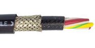 SHLD FLEX CABLE, 10COND, 26AWG, 30M