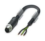 SENSOR CORD, 3P M12 PLUG-FREE END, 2M