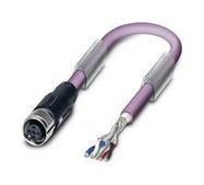 SENSOR CORD, 5P M12 RCPT-FREE END, 5M