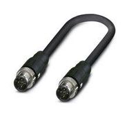 SENSOR CORD, 4P M12 PLUG-M12 RCPT, 1.5M