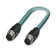 SENSOR CORD, 4P M12 PLUG-M12 PLUG, 1M