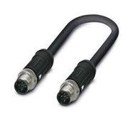 SENSOR CORD, 4P M12 PLUG-M12 PLUG, 5M