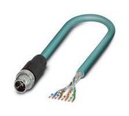 SENSOR CORD, 8P M12 PLUG-FREE END, 1M