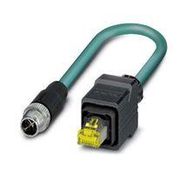 SENSOR CORD, 8P M12 PLUG-RJ45 PLUG, 1M