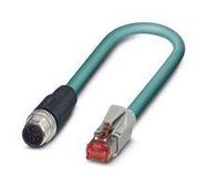 SENSOR CORD, 8P M12 PLUG-RJ45 PLUG, 3M