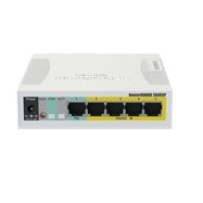 MikroTik RB260GSP | Switch | CSS106-1G-4P-1S, 5x RJ45 1000Mb/s, 1x SFP, 4x Passive PoE, MIKROTIK