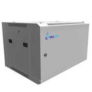 Extralink 6U 600x450 ASP Gray | Rackmount cabinet | wall mounted, metal door, EXTRALINK