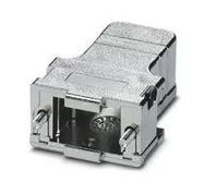 D-SUB BACKSHELL, DE, METALLISED ABS BODY