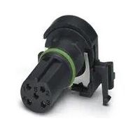 FLUSH TYPE CONN, RCPT, 5POS, M12, PCB