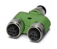 SENSOR SPLITTER, M12 PLUG-2 X M12 RCPT